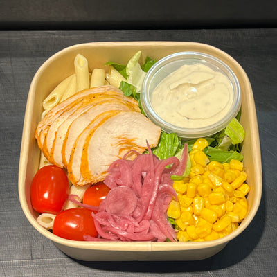 Pastasallad med kyckling