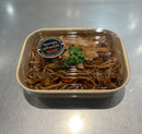 Wok med nudlar och kyckling